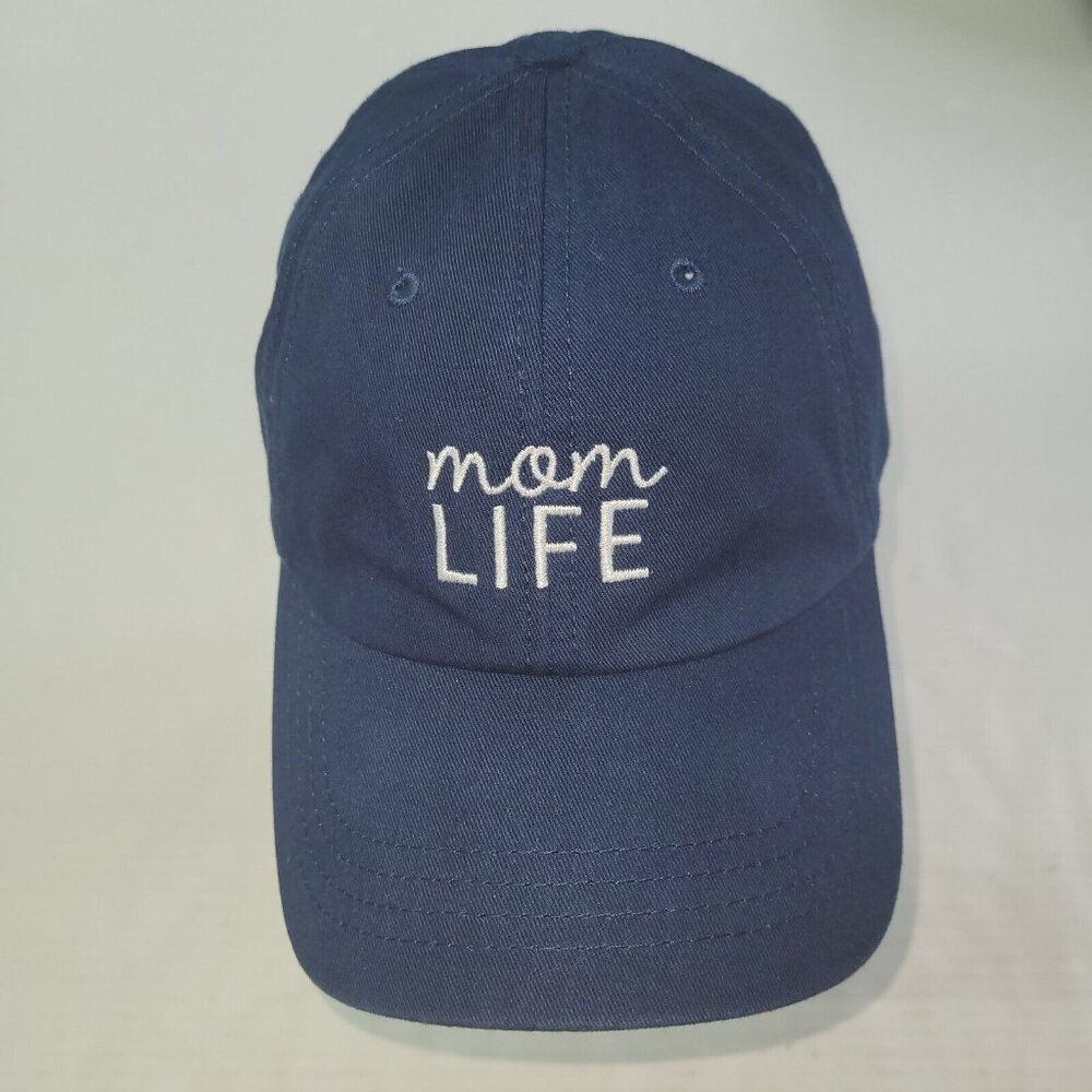 Mom Life Hat Cap Womens Blue Adjustable‎ Strapback Cotton Ballcap State of Mine